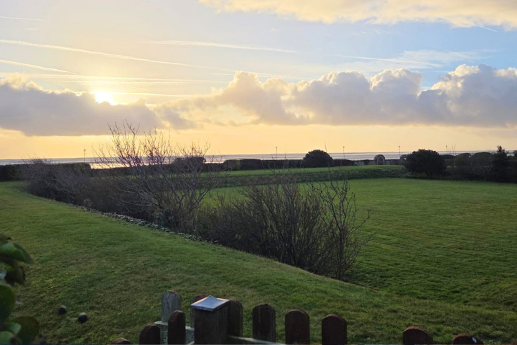 Beautiful south-west facing gardens overlooking the Ribble Estuary at Stella Matutina care home